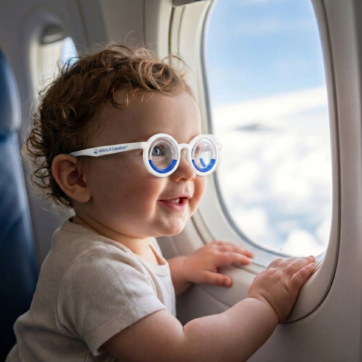 NEBULIX CalmRide on a plane